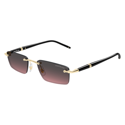 Gafas de sol Montblanc Hombre MB0484S003-GOLD-BLACK-GREY54 - MB0484S003-GOLD-BLACK-GREY54